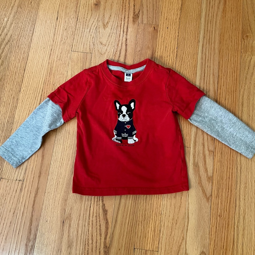 Janie and Jack long sleeved tshirt